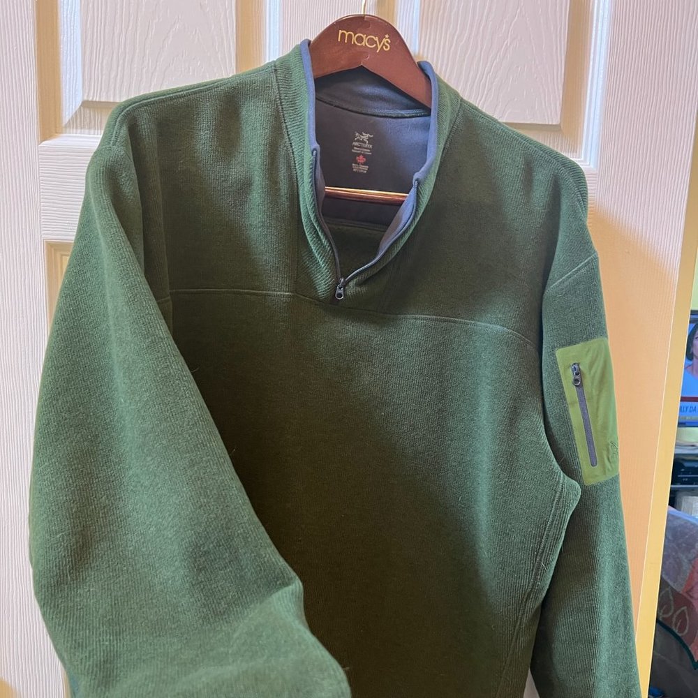 ARC'TERYX Covert 1/4 zip neck men's pullover Polartec XXL ARC'TERYX